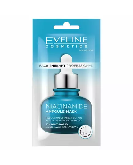Eveline Cosmetics Therapy Professional Niacinamid Gegen Unreinheiten Crememaske Für das Gesicht, 8 ml