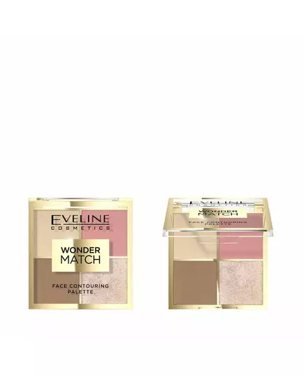 Eveline Cosmetics Wonder Match Contouring Palette 4 Shades 02, 10.8 g