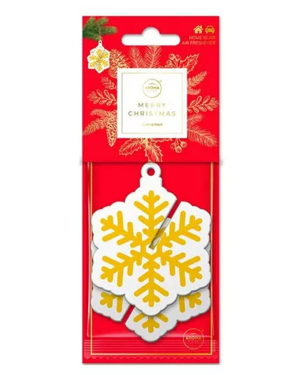Aroma Car Xmas 3D Snowflake Zimt Raumlufterfrischer, Bild 2