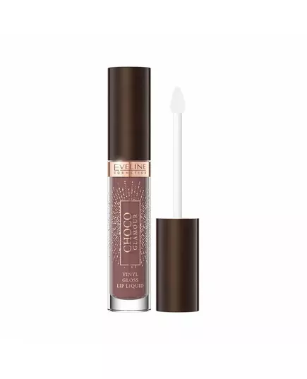 Eveline Cosmetics Choco Glamour Gloss à lèvres 02 Deep Cherry Chocolate, 4,5 ml