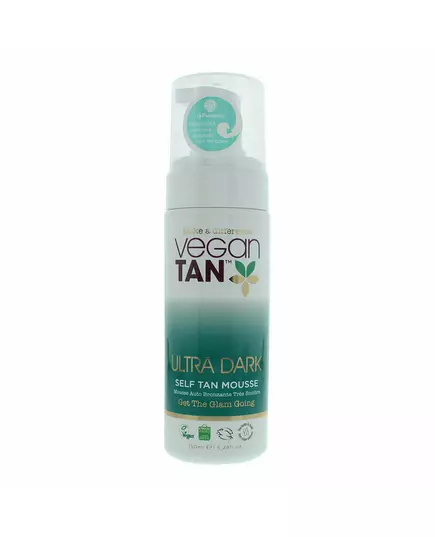 Vegan Tan Ultra Dark Tan Vegan Bronzieren Selbstbräunungsschaum, 150 ml