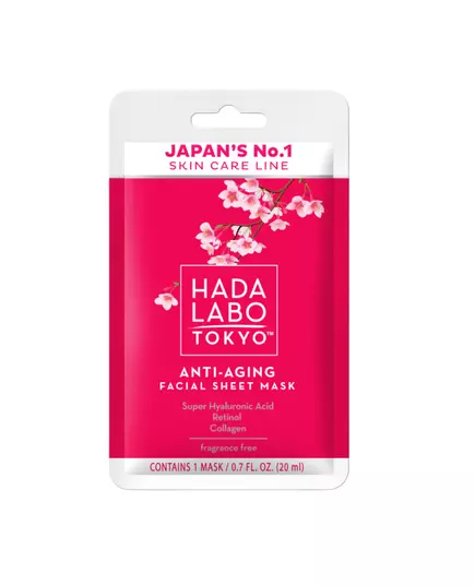 Hada Labo Tokyo Hada Labo Hyaluronsäure & Kollagen Anti-Aging Gesichtsmaske Gesicht Tag, 20 ml, Bild 2