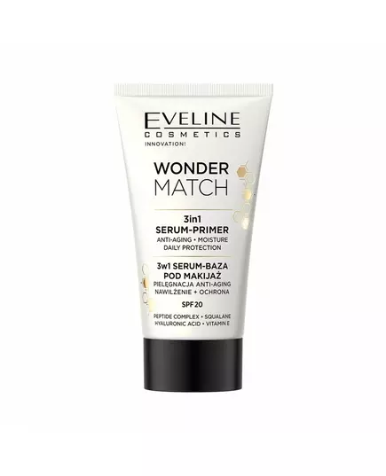 Eveline Cosmetics Wonder Match 3in1 Schutz Flüssiger Primer SPF 20, 30 ml