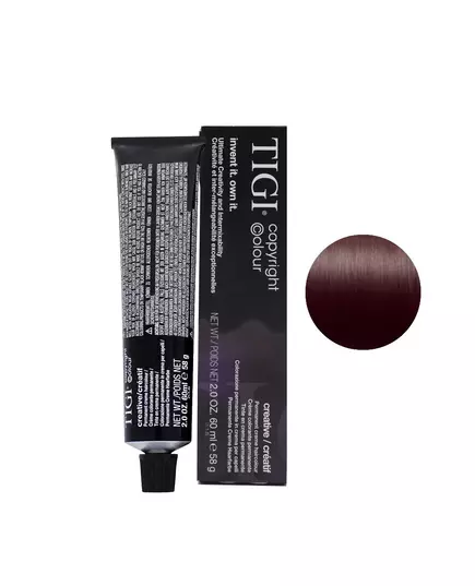 Tigi Colour Creative Teinture permanente pour cheveux 4/2 Medium Brown Violet, 60 ml