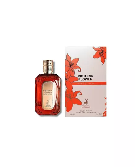 Lattafa Victoria Flower Rosa Lilium Eau de Parfum Pour les femmes, 100 ml, image 2
