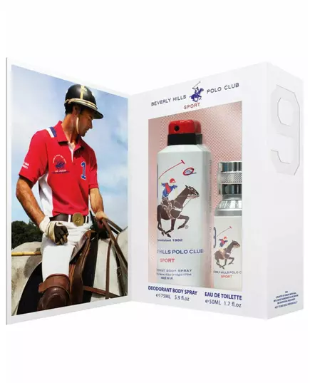 Gift Set Beverly Hills Polo Club: 1982 - Sport 8 Eau De Toilette For Men 50 ml + 1982 - Sport 9 Anti-Perspirant Deodorant Spray For Women, 50 ml, Bild 2