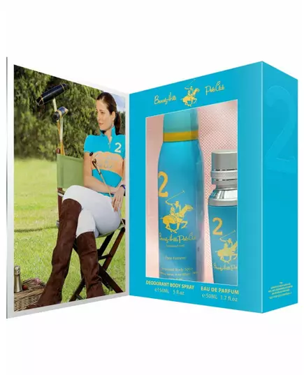 Gift Set Beverly Hills Polo Club: 1982 - Sport 2 Eau De Parfum For Women 50 ml + 1982 - Sport 2 Anti-Perspirant Deodorant Spray For Women, 50 ml