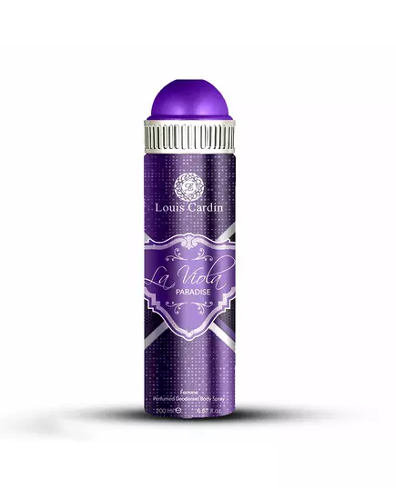 Louis Cardin La Viola Paradise Deodorant Spray Für Frauen, 200 ml