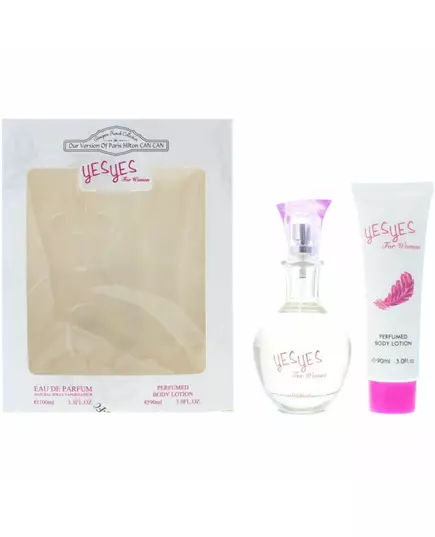 Set Designer French: Yes Yes Hydrates Body Lotion 90 ml + Yes Yes Eau De Parfum For Women, 90 ml, image 2