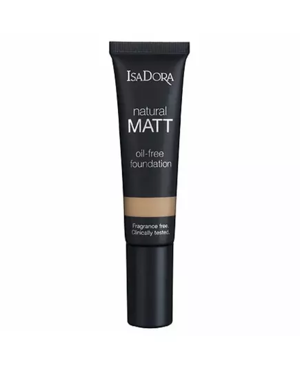 IsaDora Natural Matt Oil-Free Matte Liquid Foundation 18 Almond, 35 ml