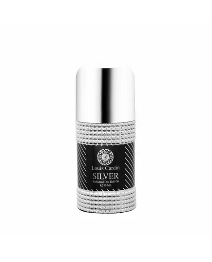 Louis Cardin Silver Deodorant Roll-On For Men, 50 ml