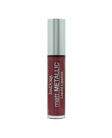 IsaDora Matt Metallic Flüssiger Lippenstift 83 Burgundy Bite, 7 ml