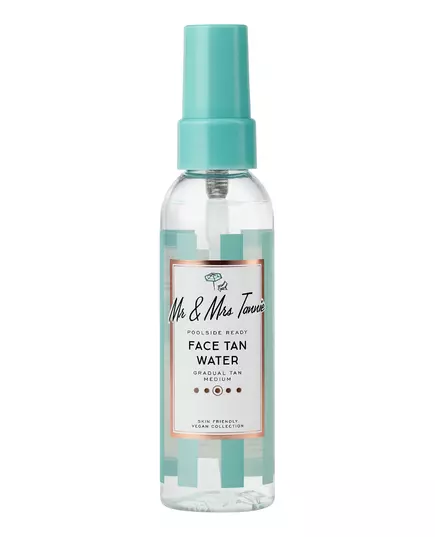 Mr & Mrs Tannie Face Tan Water Jojoba Oil Hydrating Self-Tanning Spray For Face, 75 ml