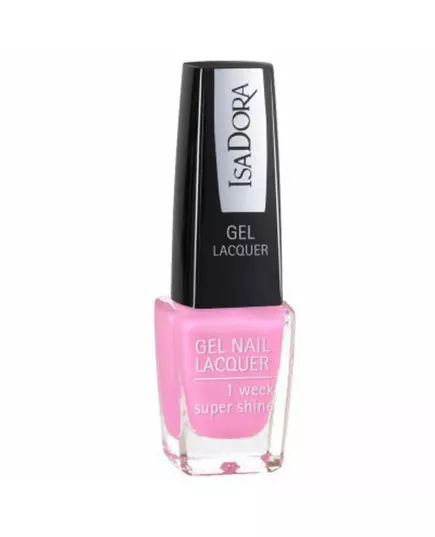 IsaDora Gel Lacquer Glanzfinish Nagellack 222 Rosa Bombe, 6 ml