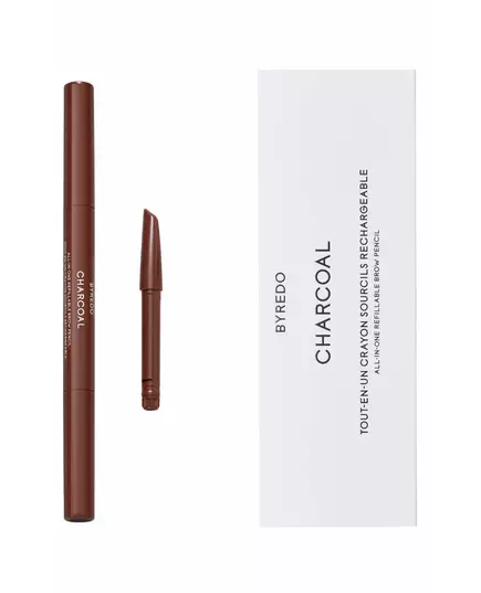 Duo Set Byredo All-In-One Augenbrauenstift Augenbrauencreme-Stift & Bürste 2-in-1 04 Holzkohle 2 stk, 2 × 0,2 g
