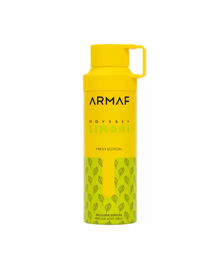 Armaf Odyssey Limoni Fresh Refreshing Citrus Deodorant Spray Unisex, 200 ml