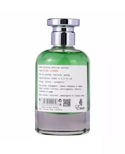 Emir Ultra Citrus Factory Edition Eau de Parfum Unisex, 100 ml