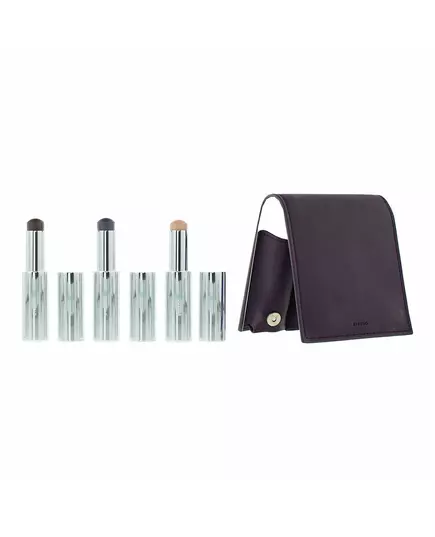 Plum Set Byredo: Colour Stick Multifunctional Eyeshadow Stick Vienna 3.5 g + Colour Stick Multifunctional Eyeshadow Stick Dravite 3.5 g + Colour Stick Multifunctional Eyeshadow Stick 580 Ultramagnetic 3.5 g + Byredo GWP Leather Pouch, 3.5 g