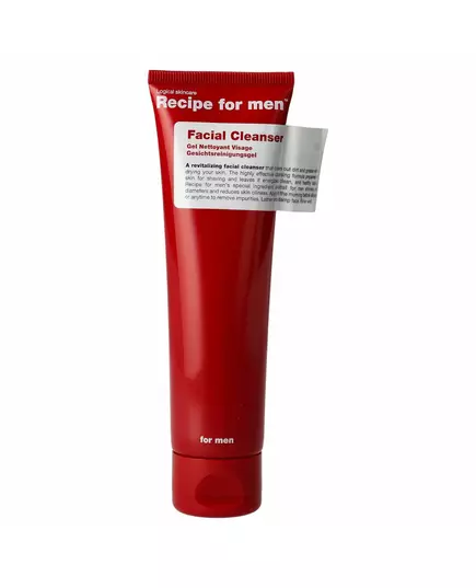 Recipe For Men Facial Cleanser Revitalisation Gel nettoyant Pour le visage, 100 ml