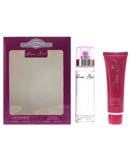 Set Designer French: Paris Girl Eau De Parfum For Women 100 ml + Paris Girl Hydrates Body Lotion, 100 ml, image 2