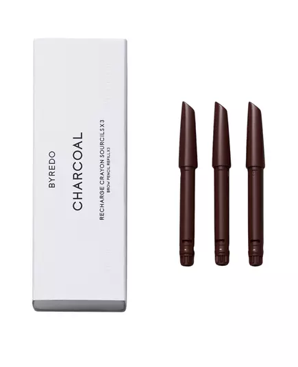Set Trio Byredo All-In-One Augenbrauencreme-Stift 04 Holzkohle Nachfüllen 3 stk, 3 Stück