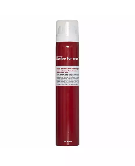 Recipe For Men Ultra Sensitive Shaving Foam Energising Shaving Foam, 100 ml