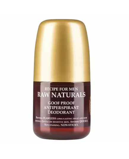 Raw Naturals Goof Proof Anti-Irritation Antiperspirant For Men, 60 ml