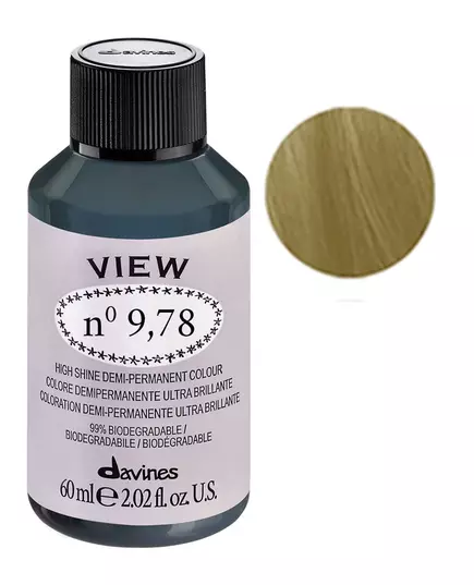 Davines View Coloration cheveux demi-permanente 9.78 Gloss, 60 ml