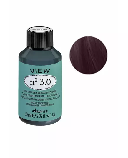 Davines View Hair Colouring Cream Toner 3.0 Dark Brown, 60 ml