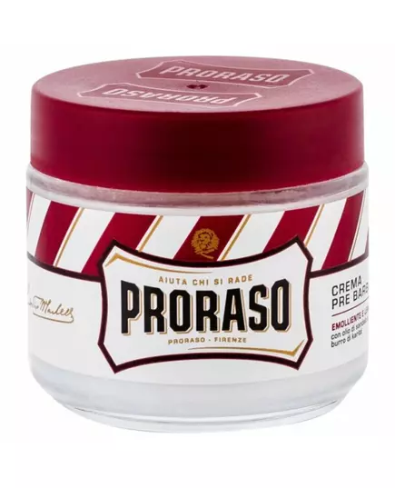 Proraso Red Sandalwood Weichmachende Pre-Shave-Creme, 100 ml