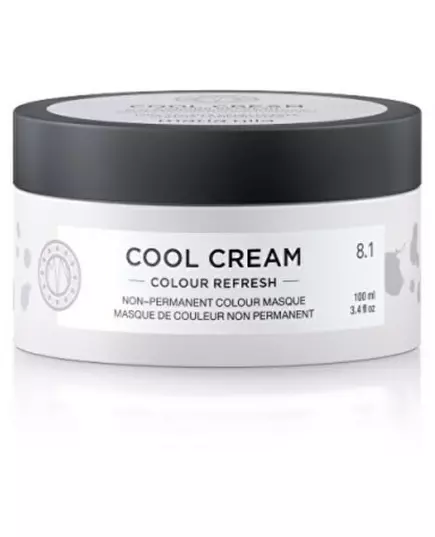Maria Nila Colour Refresh Masque crème colorant pour cheveux Colour 8.1 Cool Cream, 100 ml