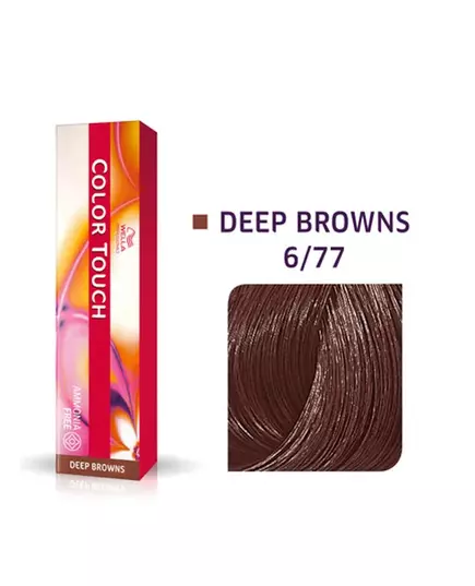 Wella Professionals Color Touch Ammonia-Free Semi-Permanent Hair Dye 6/77 Deep Brown, 60 ml, image 2