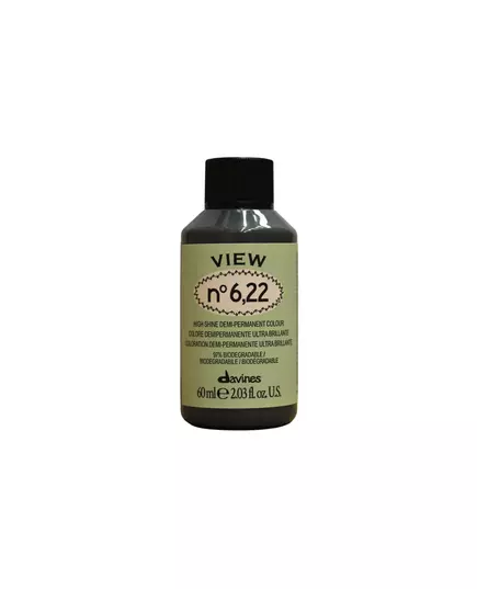 Davines View Demi-Permanent Hair Dye 6.22, 60 ml