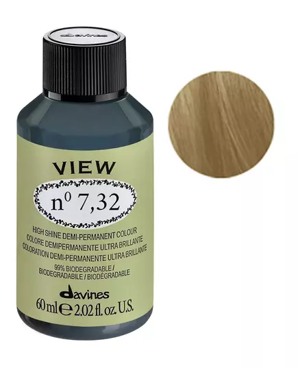 Davines View Demi-permanente Haarfarbe 7.32, 60 ml
