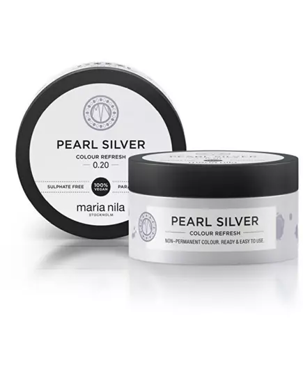 Maria Nila Colour Refresh Masque crème colorant pour cheveux Pour rafraîchir la couleur 0.92 Pearl Silver, 100 ml