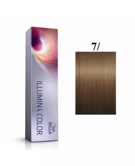 Wella Professionals Illumina Color Teinture permanente pour cheveux 7/ Medium Blonde, 60 ml, image 2