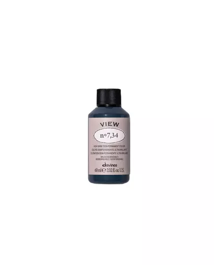 Davines View Demi-Permanent Hair Dye 7.34, 60 ml
