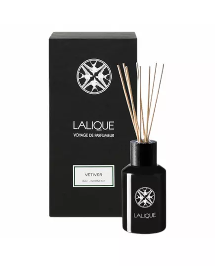 Lalique Vetiver Bali Indonesie Schilfdiffusor Vetiver Bali Aroma-Rattanstäbchen-Diffusor Schwarz, 250 ml, Bild 2