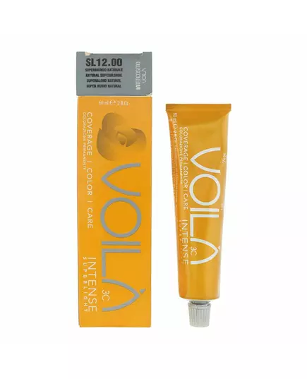 Intercosmo Voila 3C Intense Superlight Teinture permanente pour cheveux Natural Superblonde, 60 ml