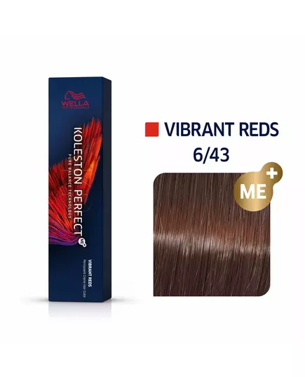 Wella Professionals Koleston Perfect Me+ Permanente Haarfarbe 6/43 Dark Blonde Golden Red, 60 ml, Bild 3