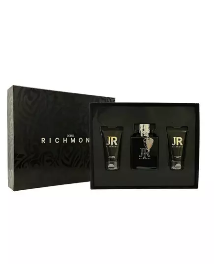 Set John Richmond: Man Eau De Parfum For Men 100 ml + Man Nourishing Shower Gel 50 ml + Man After-Shave Balm, 100 ml
