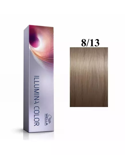 Wella Professionals Illumina Color Permanent Hair Dye 8/13 Light Blonde Golden Ash, 60 ml, image 2