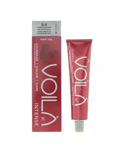 Intercosmo Voila 3C Intense Permanente Haarfarbe 5.4 Light Copper Brown, 60 ml, Bild 2
