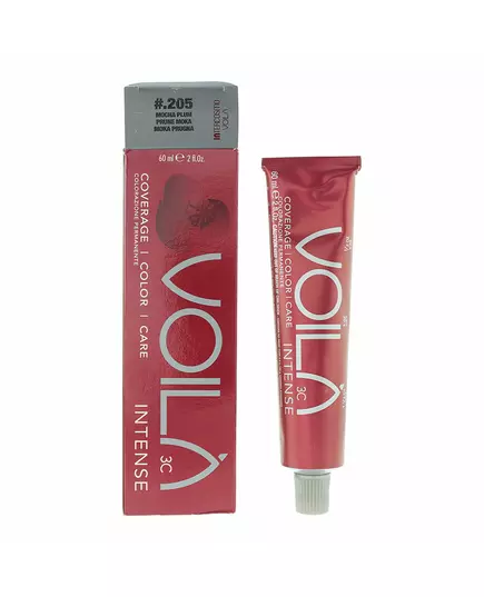 Intercosmo Voila 3C Intense Permanent Hair Dye 205 Mocha Plum, 60 ml, image 2