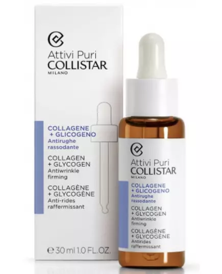 Collistar Pure Actives Collagen + Glycogen Antiwrinkle Firming Face Serum, 30 ml, image 4
