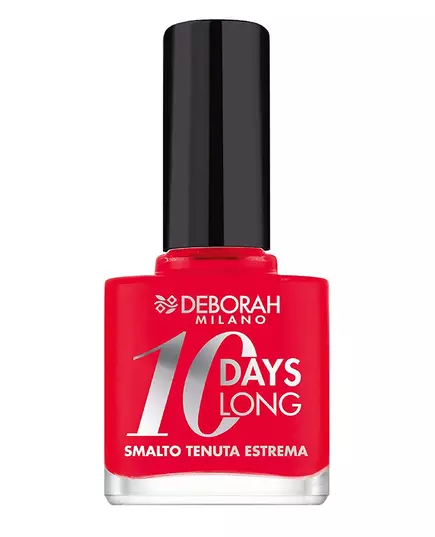 Deborah 10 Days Long Vernis à ongles EN870 Rouge corail, 11 ml