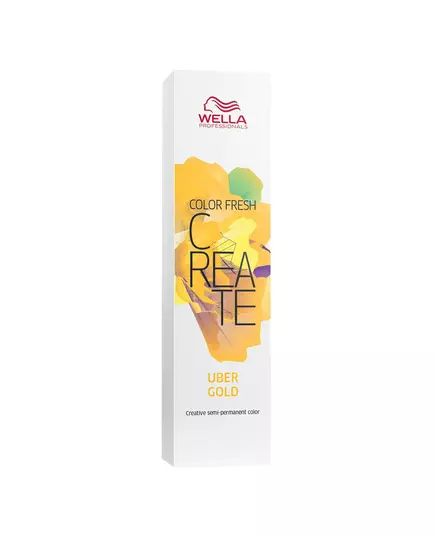 Wella Professionals Color Fresh Create Sans ammoniaque Teinture capillaire semi-permanente Uber Gold, 60 ml