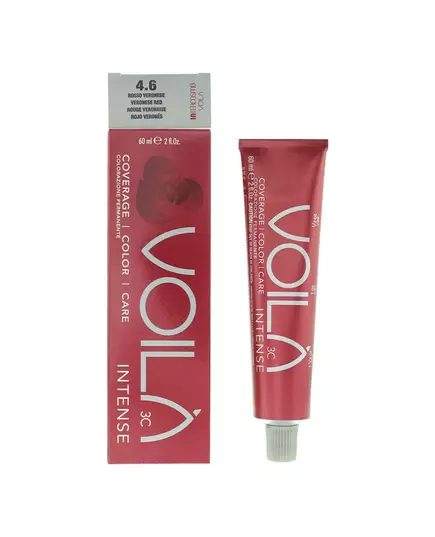Intercosmo Voila 3C Intense Permanente Haarfarbe 4.6 Veronese Red, 71 ml
