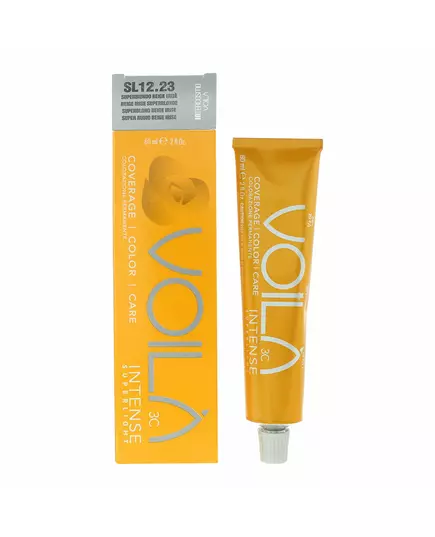 Intercosmo Voila 3C Intense Hair Colouring Cream Mask SL12.23 Beige Irise Superblonde, 60 ml