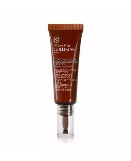 Collistar Attivi Puri Hyaluronic Acid + Peptide Anheben & Abschwellen Täglich Augenserum, 15 ml